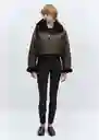 Jean Pushup Negro Talla 32 Mujer Mango
