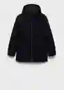 Abrigo Parka Interval Navy Talla L Hombre Mango