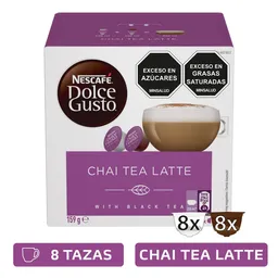 Cápsulas de Té Chai NESCAFÉ DOLCE GUSTO Chai Tea Latte x 159g