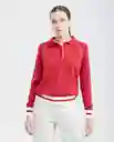 Suéter Retro Femenino Rojo Subido Oscuro XS Chevignon