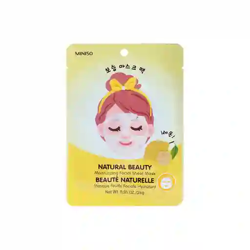 Mascarilla Facial Hidratante Natural de Limón Miniso