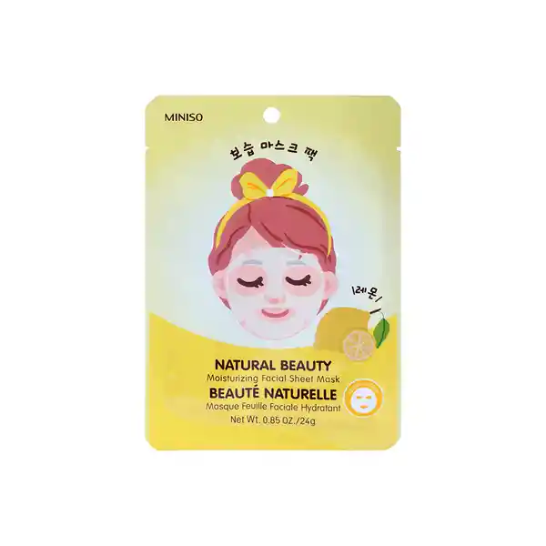Mascarilla Facial Hidratante Natural de Limón Miniso