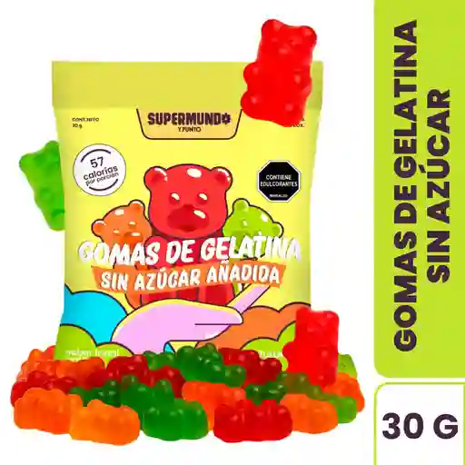 El Super Mundo Goma Sin Azúcar Añadida Ositos