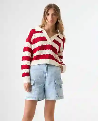Buzo Mujer Crudo Talla L 682G003_CRU141106 Americanino