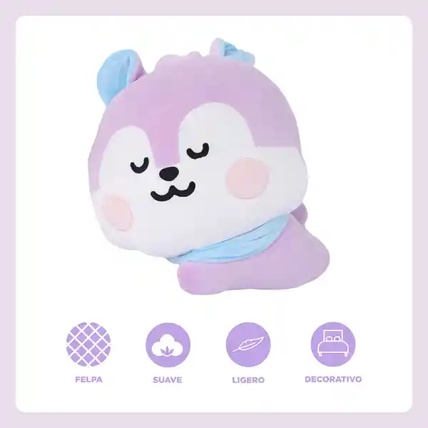 Peluche Baby Acostado Mang Serie 13 in Bt21 Miniso