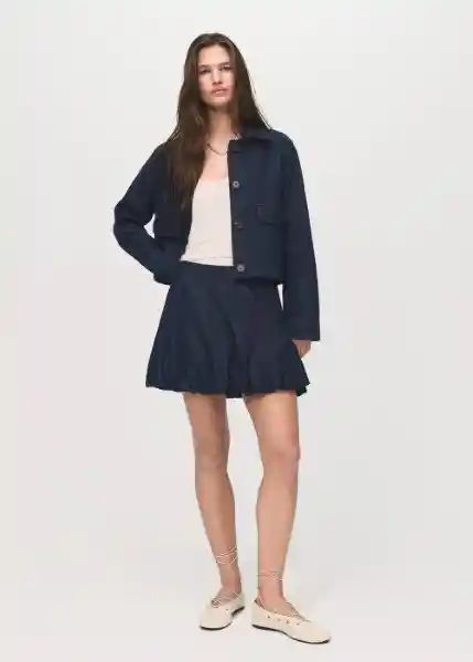 Chaqueta Cazadora Sabri Tejano Soft Talla S Mujer Mango