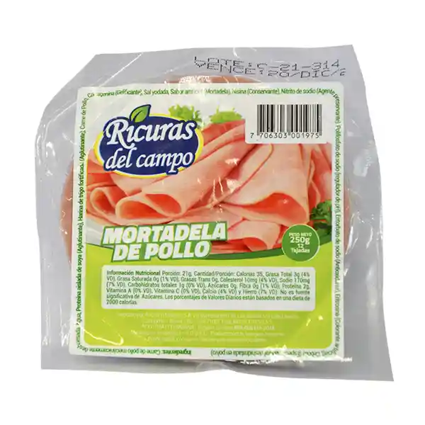 Del Campo Mortadela Ricuras Pollo