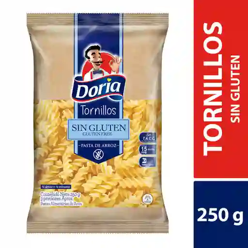 Doria Pasta de Arroz Tornillos Sin Gluten