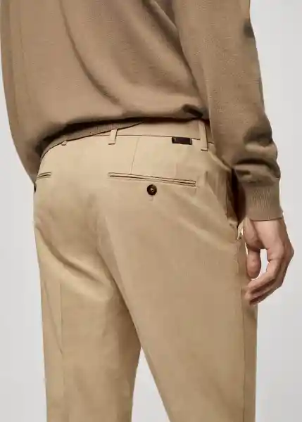 Pantalón Nicco Beige Talla 40 Hombre Mango