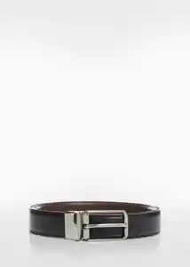 Cinturón Emili Negro Talla 91 Hombre Mango