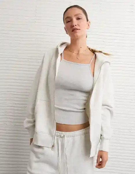 Buzo Mujer Gris Talla MEDIUM 2825006 American Eagle