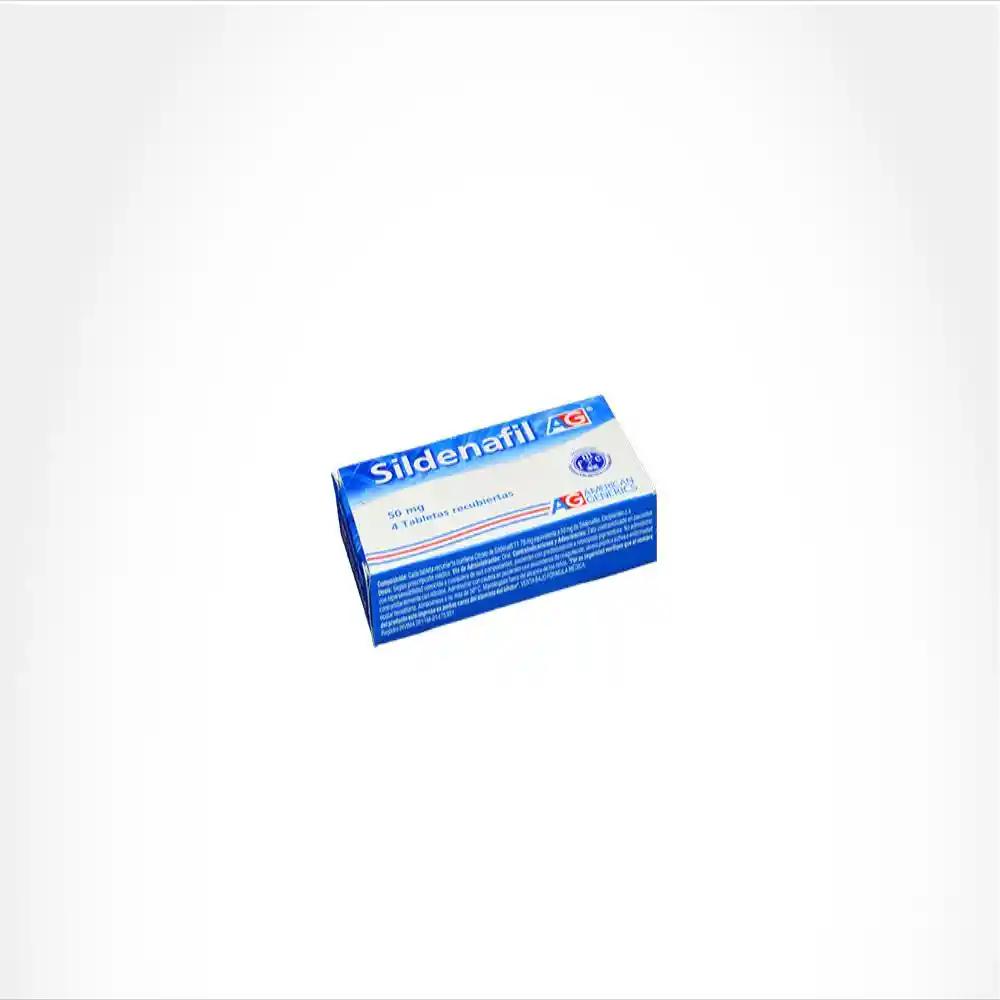 American Generics Sildenafil (50 mg) 4 Tabletas