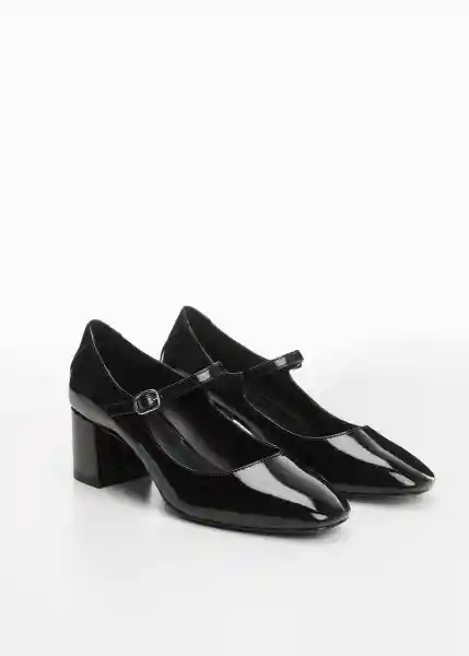 Zapatos Mimi Negro Talla 36 Mujer Mango