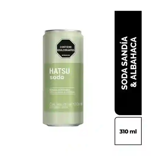 Hatsu Soda Sandía Albahaca