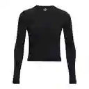 Under Armour Camiseta Ua Rush Seamless Ls Negro Talla SM