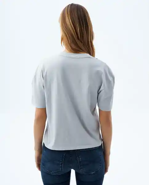 Camiseta Mujer Gris Talla M 609f004 Americanino