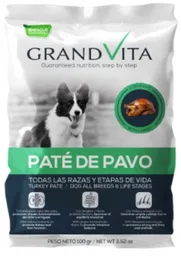 Healthy Bites Comida Húmeda Para Perros Grand Vita Paté Pavo