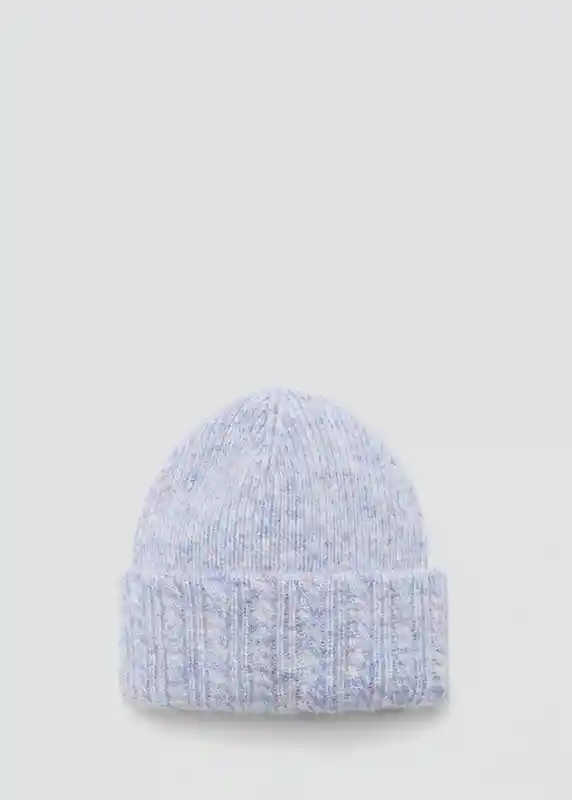 Gorro Row Lila Talla 96 Niñas Mango