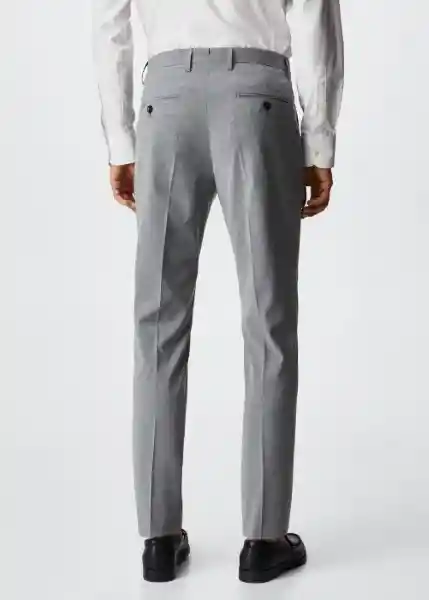 Pantalón Brasilia Gris Talla 48 Hombre Mango