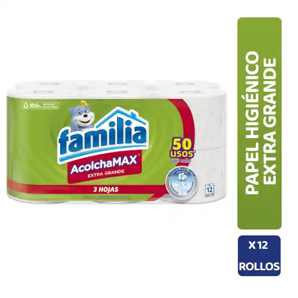 Familia Papel Higiénico Acolchamax