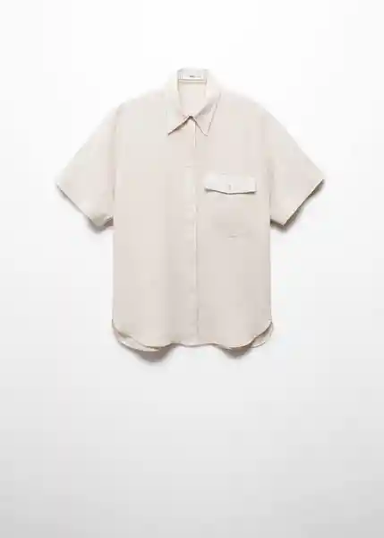 Camisa Pacha Arena Talla M Mujer Mango