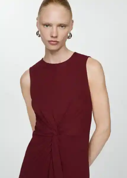 Vestido Fertina Granate Talla XS Mujer Mango