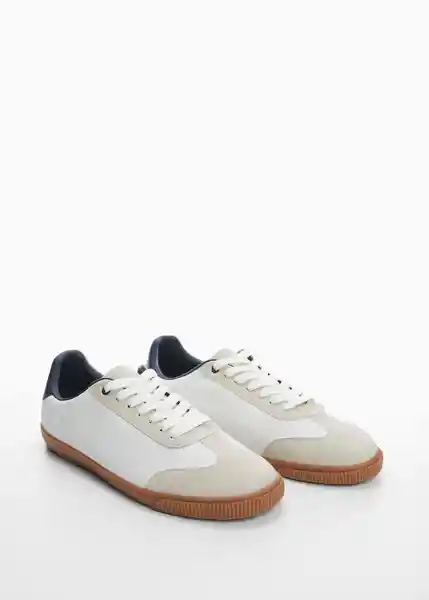 Tenis Deportivos Super Beige Talla 42 Hombre Mango