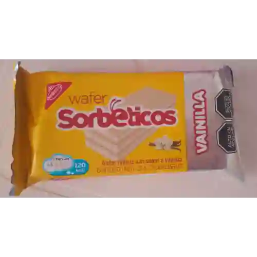 Galleta Wafer Sorbeticos Vainilla