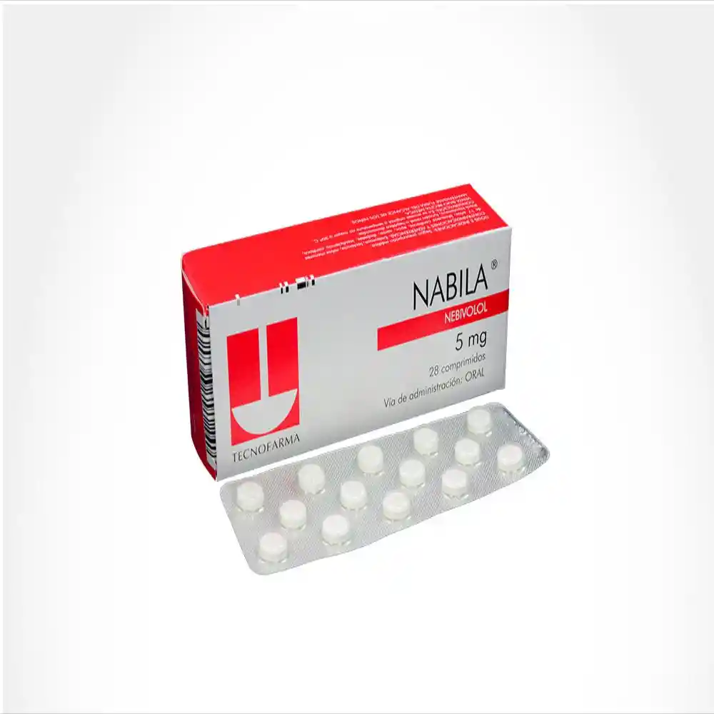 Nabila (nebivolol) 5mg X28 Comprimidos Tecnofarma