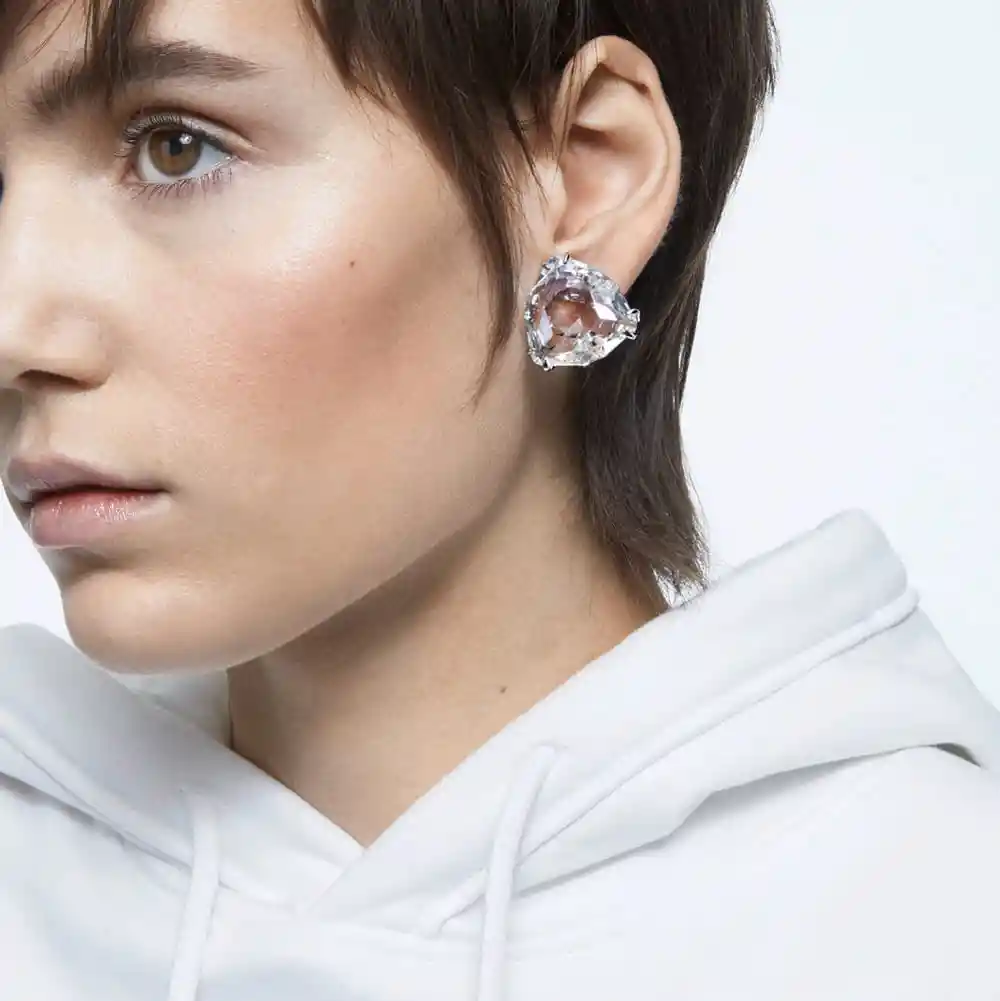 Aretes Earcuff Mesmera Plateado 5600752 Swarovski