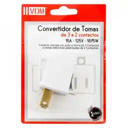 Home Vdm Adaptador de Tomas 3 a 2 Contactos Vdm-46400