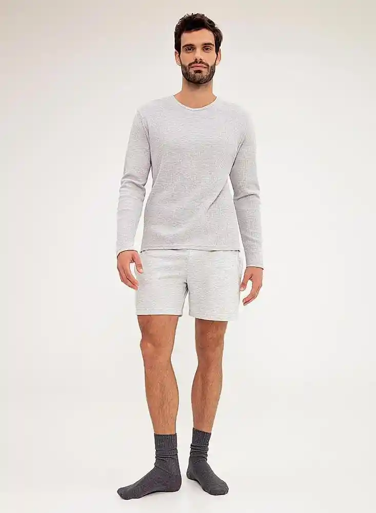 Camiseta Manga Corta M - Grisjaspe