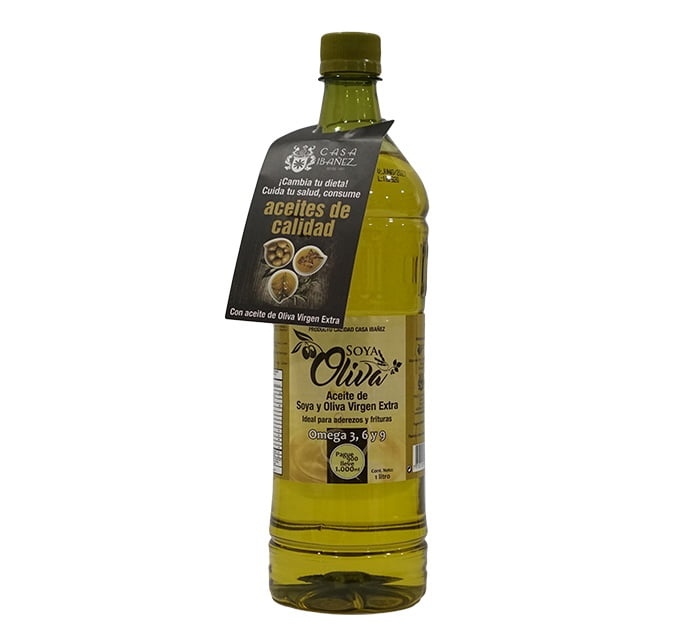 Ibañez Aceite de Oliva y Soya Extra Virgen 1 l