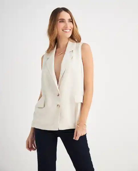 Chaqueta Crudo Nevisca Claro Talla S 629F017 Esprit