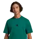 Adidas Camiseta Sl Sj Manga Corta Lifestyle Hombre Verde Talla L