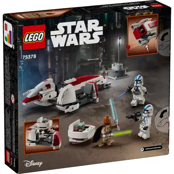 Set Construcción Huida en Speeder Barc Lego