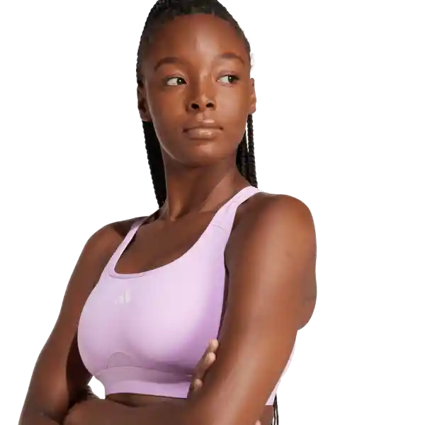 Adidas Top Pwrct Bra Light Entrenamiento Mujer Morado T XS