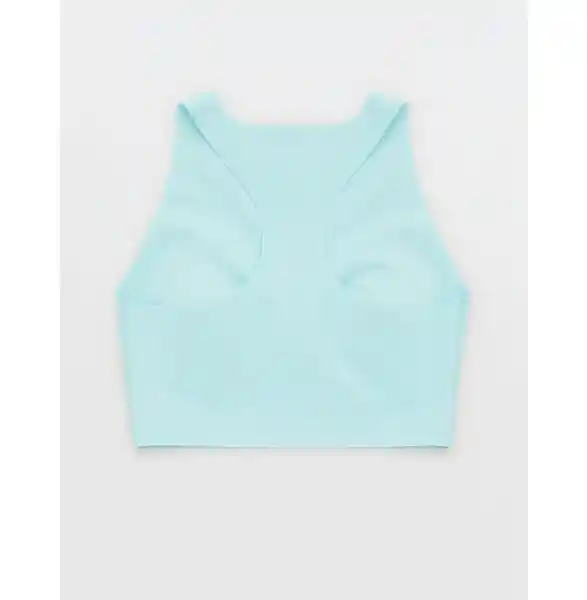 Top Deportivo Aerie Azul Talla MEDIUM American Eagle