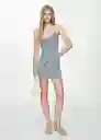 Vestido Queen Azul Talla XL Mujer Mango