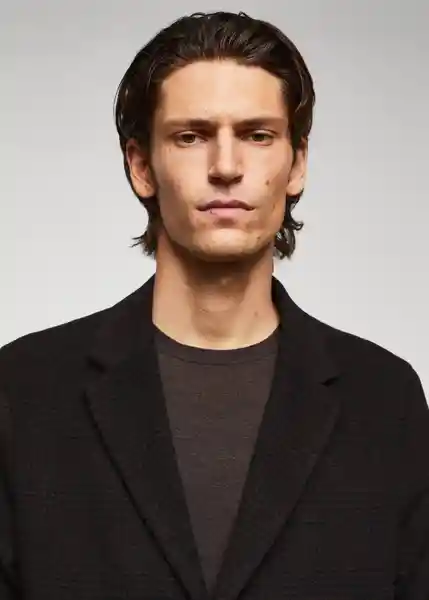Abrigo Dalan Marrón Talla L Hombre Mango