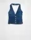Camisa Mujer Azul Talla: LARGE 6183936 American Eagle