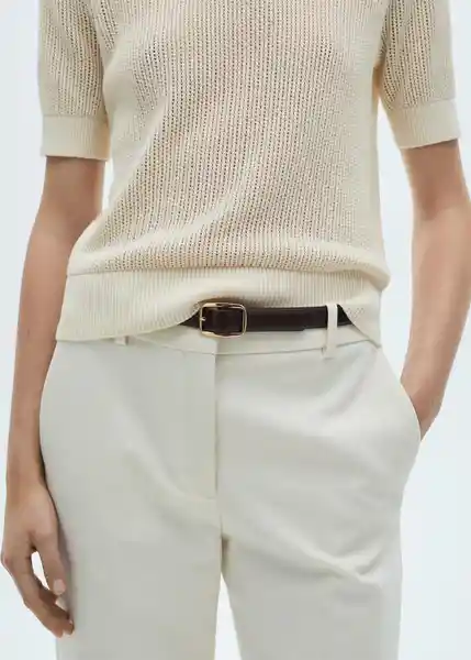Jersey Peras Crudo Talla XS  Mujer Mango