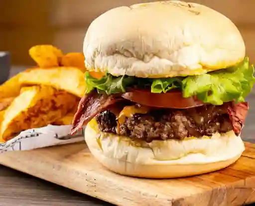 Bacon Cheese Burger + Bebida