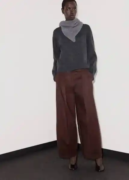 Saco Jersey Ameli Antracita Talla M Mujer Mango