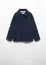 Chaqueta Parka Fernando Navy Talla 07 Niños Mango