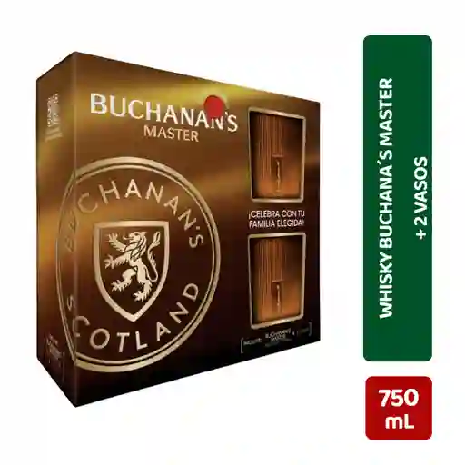 Buchanans Whisky Master + Vasos