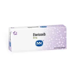 Mk Etoricoxib (60 mg) 14 Tabletas