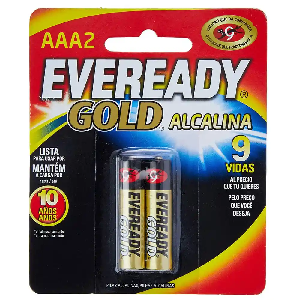 Eveready Pilas Alcalinas Gold AAA