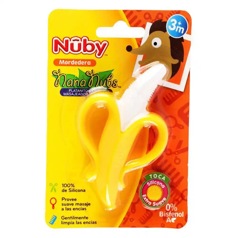 Nuby Mordedera Cepillo Masajeador