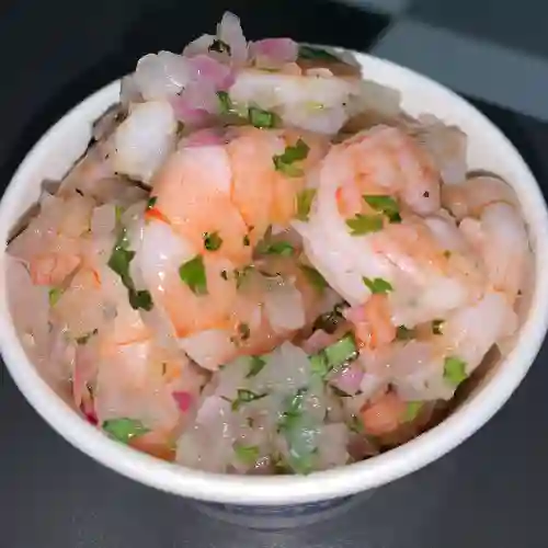 Ceviche Peruano de Camarón 8Oz